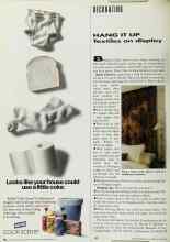 Better Homes & Gardens June 1992 Magazine Article: HANG IT UP