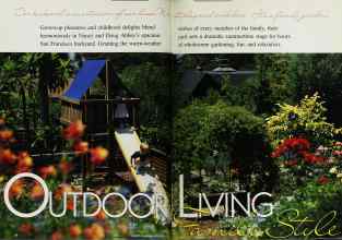 Better Homes & Gardens June 1992 Magazine Article: OUTDOOR LIVING Family Style