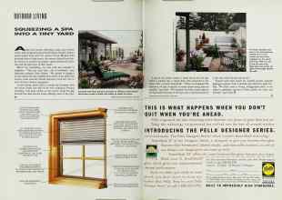 Better Homes & Gardens June 1992 Magazine Article: SQUEEZING A SPA INTO A TINY YARD