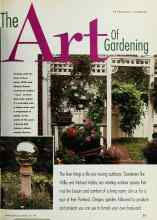 Better Homes & Gardens July 1992 Magazine Article: The Art of Gardening