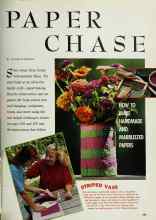 Better Homes & Gardens July 1992 Magazine Article: PAPER CHASE