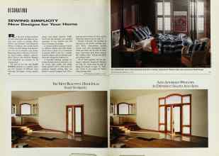 Better Homes & Gardens July 1992 Magazine Article: SEWING SIMPLICITY