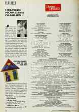 Better Homes & Gardens August 1992 Magazine Article: HELPING HOMELESS FAMILIES