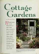 Better Homes & Gardens August 1992 Magazine Article: Cottage Gardens