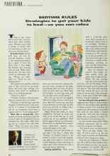 Better Homes & Gardens August 1992 Magazine Article: BEDTIME RULES