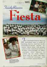 Better Homes & Gardens August 1992 Magazine Article: Family Reunion Fiesta