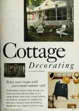 Better Homes & Gardens September 1992 Magazine Article: Cottage Decorating