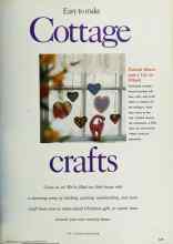 Better Homes & Gardens September 1992 Magazine Article: Easy to make Cottage crafts