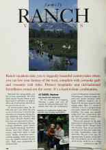 Better Homes & Gardens September 1992 Magazine Article: family RANCH VACATIONS
