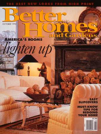 Better Homes & Gardens October 1992 Magazine Cover