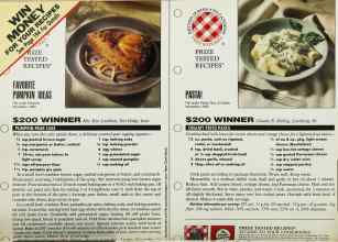 Better Homes & Gardens November 1992 Magazine Article: PRIZE TESTED RECIPES