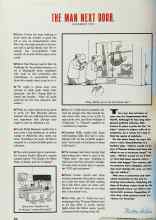 Better Homes & Gardens November 1992 Magazine Article: THE MAN NEXT DOOR