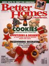 Better Homes & Gardens November 1992 Magazine Cover