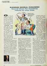 Better Homes & Gardens December 1992 Magazine Article: RAISING MORAL CHILDREN