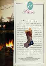 Better Homes & Gardens December 1992 Magazine Article: Christmas Plain & Fancy