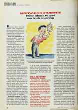 Better Homes & Gardens January 1993 Magazine Article: MOTIVATING STUDENTS