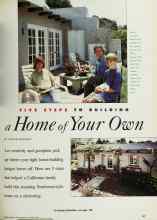 Better Homes & Gardens January 1993 Magazine Article: FIVE STEPS TO BUILDING a Home of Your Own
