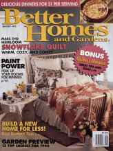 Better Homes & Gardens January 1993 Magazine Cover