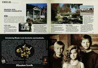 Better Homes & Gardens February 1993 Magazine Article: QUICK-FIX HOME FACELIFTS