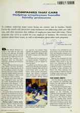 Better Homes & Gardens March 1993 Magazine Article: COMPANIES THAT CARE