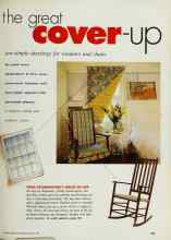 Better Homes & Gardens March 1993 Magazine Article: The great cover-up