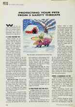 Better Homes & Gardens March 1993 Magazine Article: PROTECTING YOUR RETS FROM 3 SAFETY THREATS