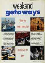 Better Homes & Gardens March 1993 Magazine Article: Weekend getaways