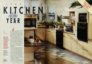 Better Homes & Gardens March 1993 Magazine Article: 1993 KITCHEN of the YEAR