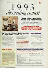 Better Homes & Gardens April 1993 Magazine Article: 1993 decorating contest