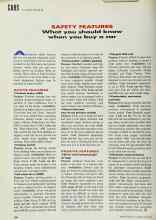 Better Homes & Gardens April 1993 Magazine Article: SAFETY FEATURES