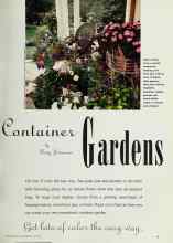 Better Homes & Gardens May 1993 Magazine Article: Container Gardens