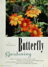 Better Homes & Gardens May 1993 Magazine Article: Butterfly Gardening