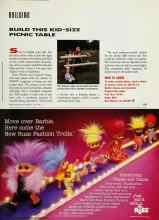 Better Homes & Gardens May 1993 Magazine Article: BUILD THIS KID-SIZE PICNIC TABLE