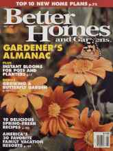 Better Homes & Gardens May 1993 Magazine Cover