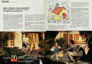 Better Homes & Gardens May 1993 Magazine Article: SOLUTIONS FOR PARENTS