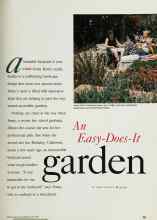 Better Homes & Gardens June 1993 Magazine Article: An Easy-Does-It garden