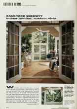 Better Homes & Gardens June 1993 Magazine Article: BACKYARD SERENITY