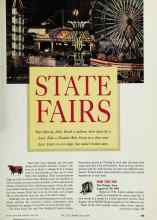 Better Homes & Gardens June 1993 Magazine Article: STATE FAIRS