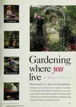 Better Homes & Gardens July 1993 Magazine Article: Gardening where you live
