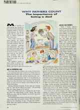 Better Homes & Gardens July 1993 Magazine Article: WHY FATHERS COUNT