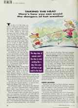 Better Homes & Gardens July 1993 Magazine Article: TAKING THE HEAT