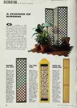 Better Homes & Gardens July 1993 Magazine Article: A CHANGE OF SCREENS
