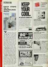 Better Homes & Gardens July 1993 Magazine Article: EASY STEPS TO A SPARKLING BATH