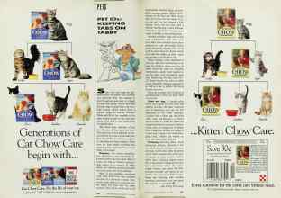 Better Homes & Gardens July 1993 Magazine Article: PET IDs: KEEPING TABS ON TABBY
