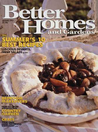 Better Homes & Gardens August 1993 Magazine Cover