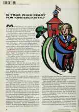 Better Homes & Gardens August 1993 Magazine Article: IS YOUR CHILD READY FOR KINDERGARTEN?