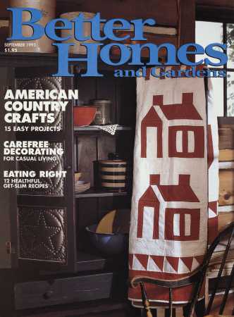Better Homes & Gardens September 1993 Magazine Cover