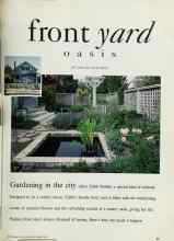 Better Homes & Gardens September 1993 Magazine Article: Front yard oasis