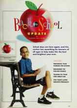 Better Homes & Gardens September 1993 Magazine Article: Back TO School UPDATE