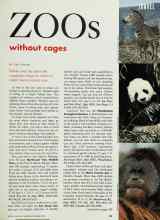 Better Homes & Gardens September 1993 Magazine Article: ZOOs without cages